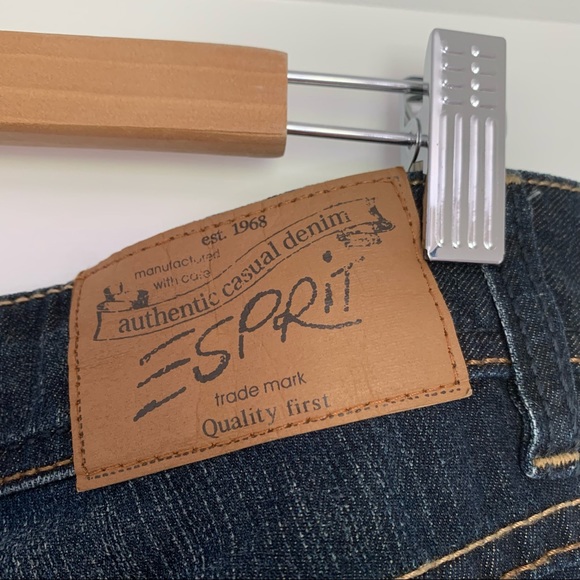 Esprit - Tube Slim Blue/Black Dark Wash Skinny Jeans - Size 32 - Picture 6 of 15